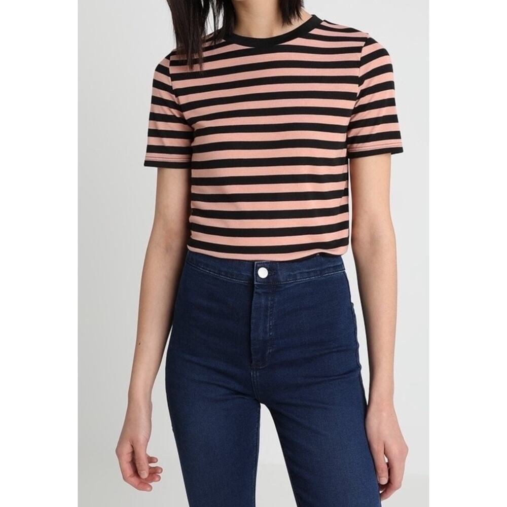 Topshop Striped T-Shirt, Size 2